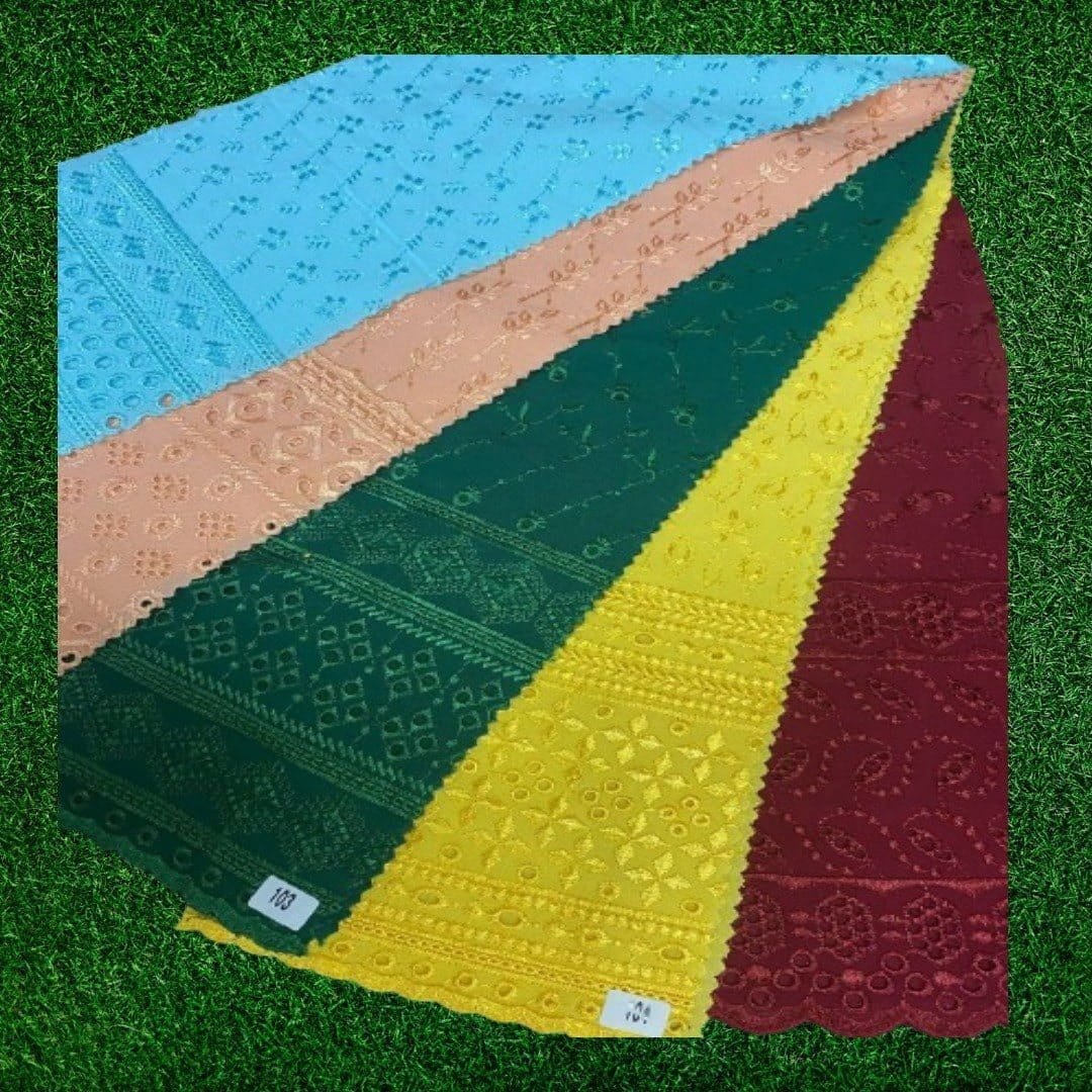 Rayon Embroidery Fabrics for Palazzo